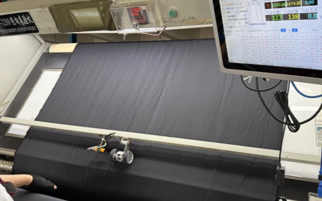 Bulk woven fabric inspection on an inspection machine